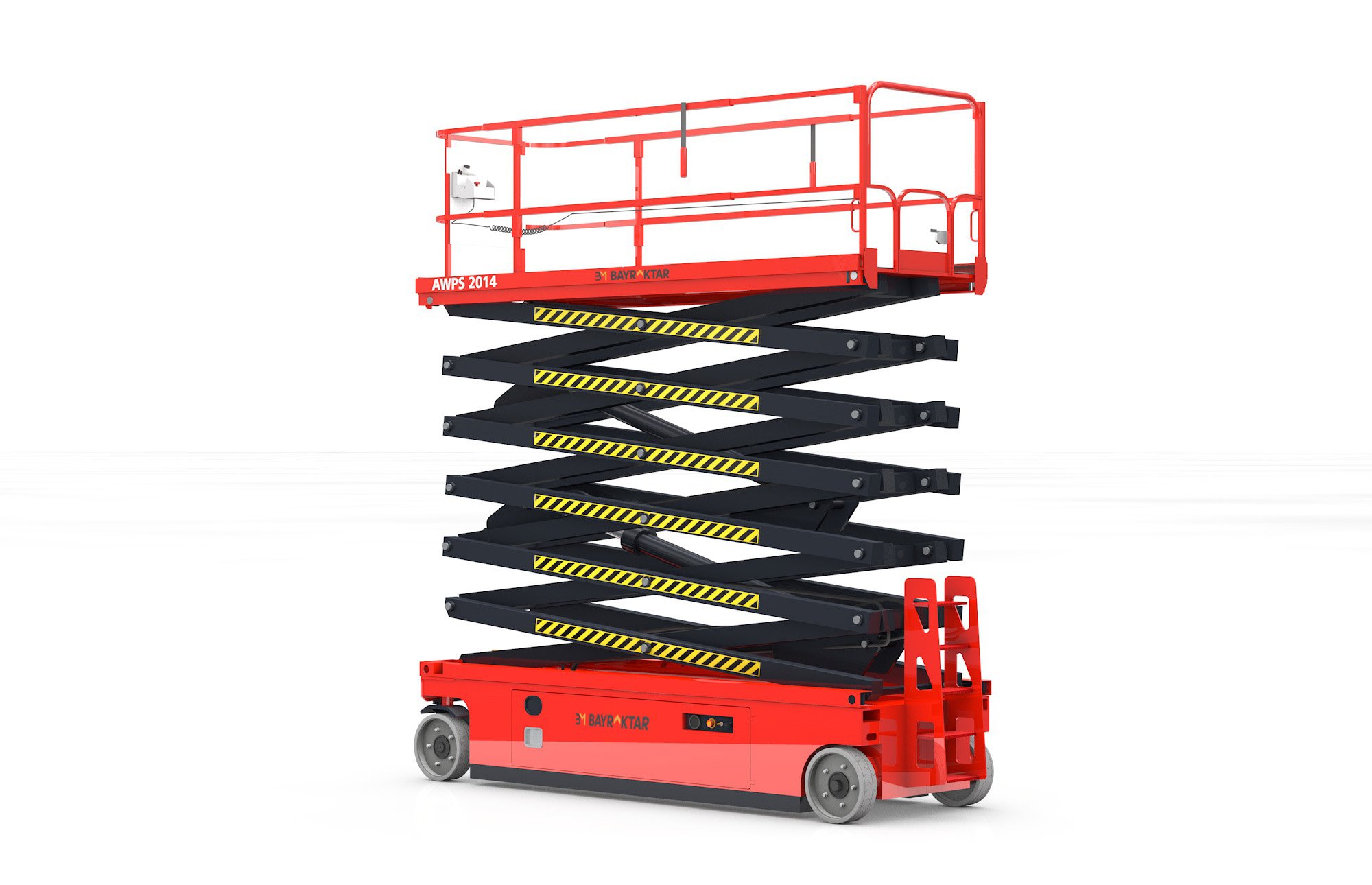 AWPS2014 SERİSİ 200 KG 16 METRE AKÜLÜ MAKASLI PERSONEL YÜKSELTİCİ