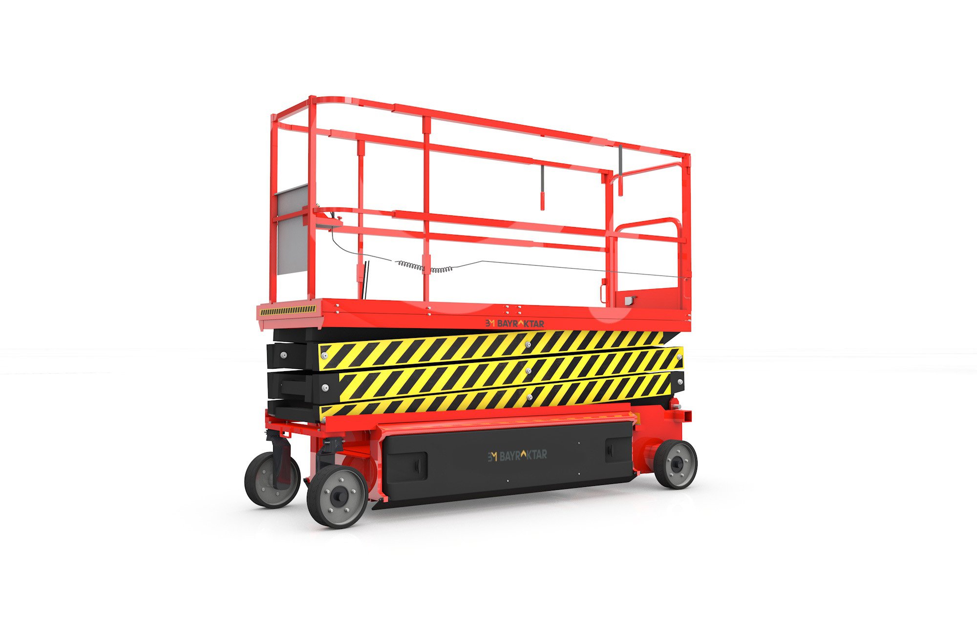 AWPS2356 SERİSİ 230 KG 7.6 METRE AKÜLÜ MAKASLI PERSONEL YÜKSELTİCİ