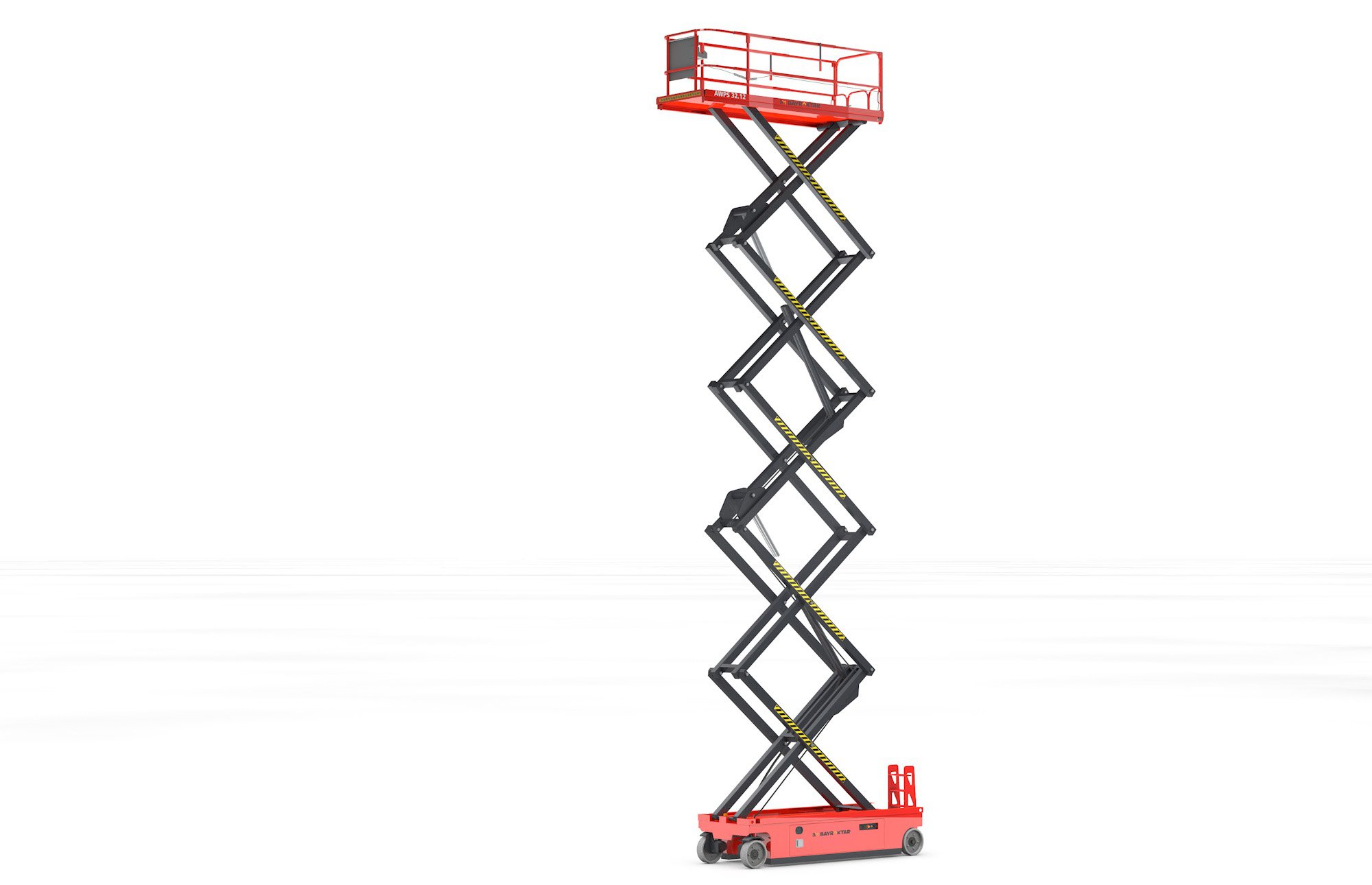 AWPS3212 SERİSİ 320 KG 14 METRE AKÜLÜ MAKASLI PERSONEL YÜKSELTİCİ