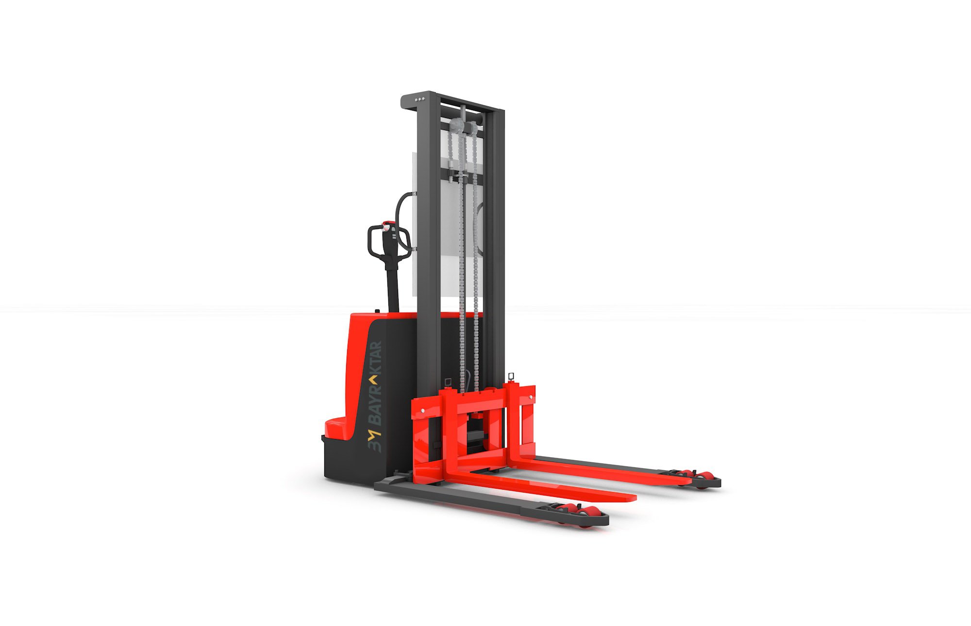 ECL10M SERİSİ 1 TON 3.5 METRE TAM AKÜLÜ GENİŞ AYAKLI İSTİF MAKİNESİ