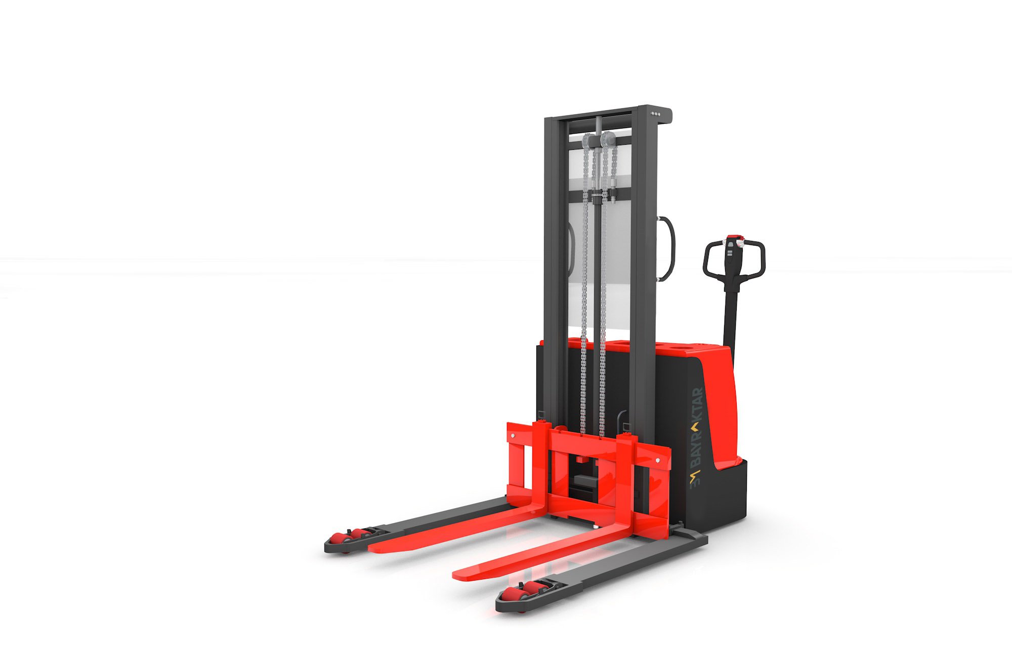 ECL10M SERİSİ 1 TON 3.5 METRE TAM AKÜLÜ GENİŞ AYAKLI İSTİF MAKİNESİ