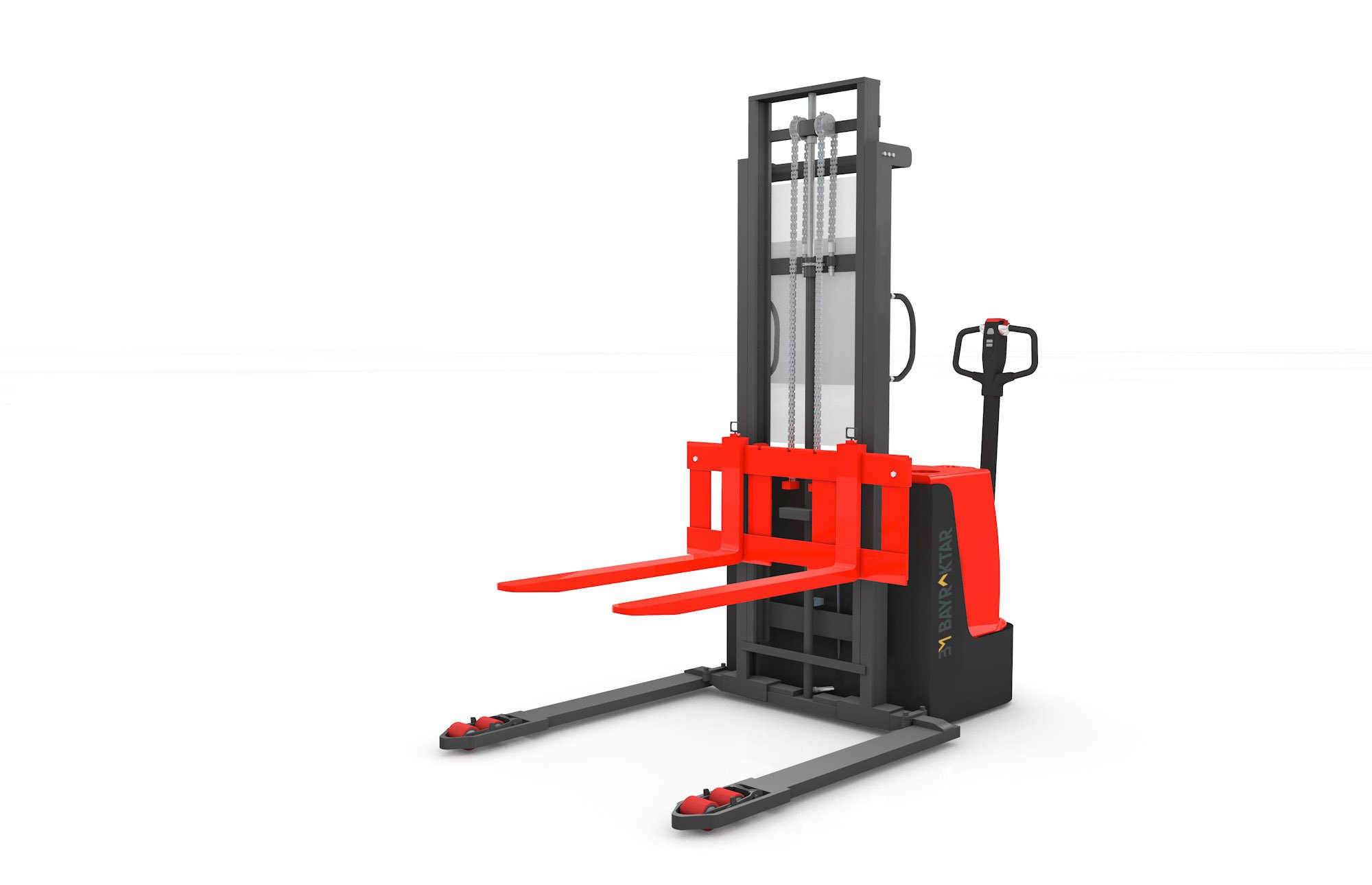 ECL10M SERİSİ 1 TON 3.5 METRE TAM AKÜLÜ GENİŞ AYAKLI İSTİF MAKİNESİ