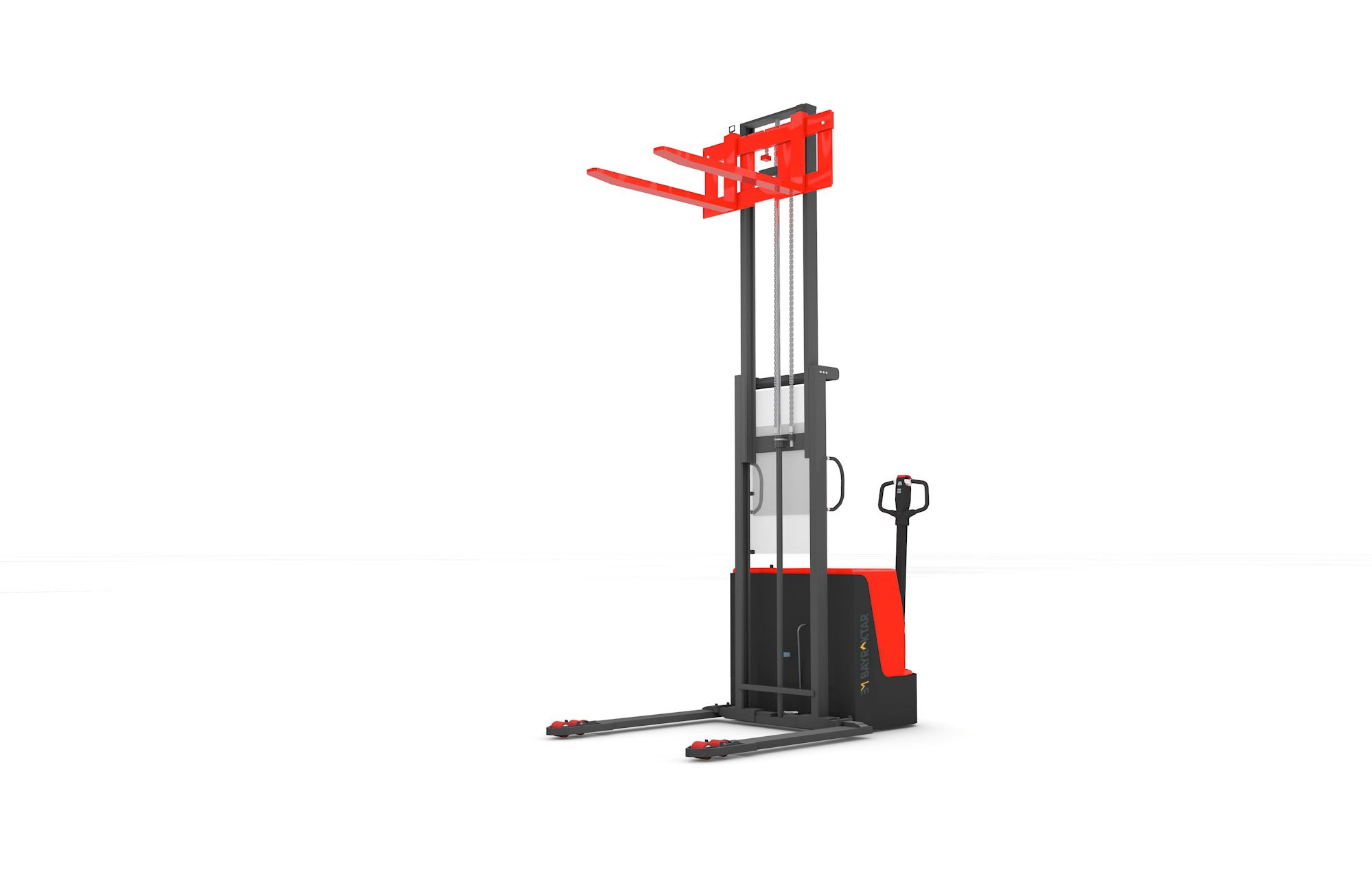 ECL10M SERİSİ 1 TON 3.5 METRE TAM AKÜLÜ GENİŞ AYAKLI İSTİF MAKİNESİ
