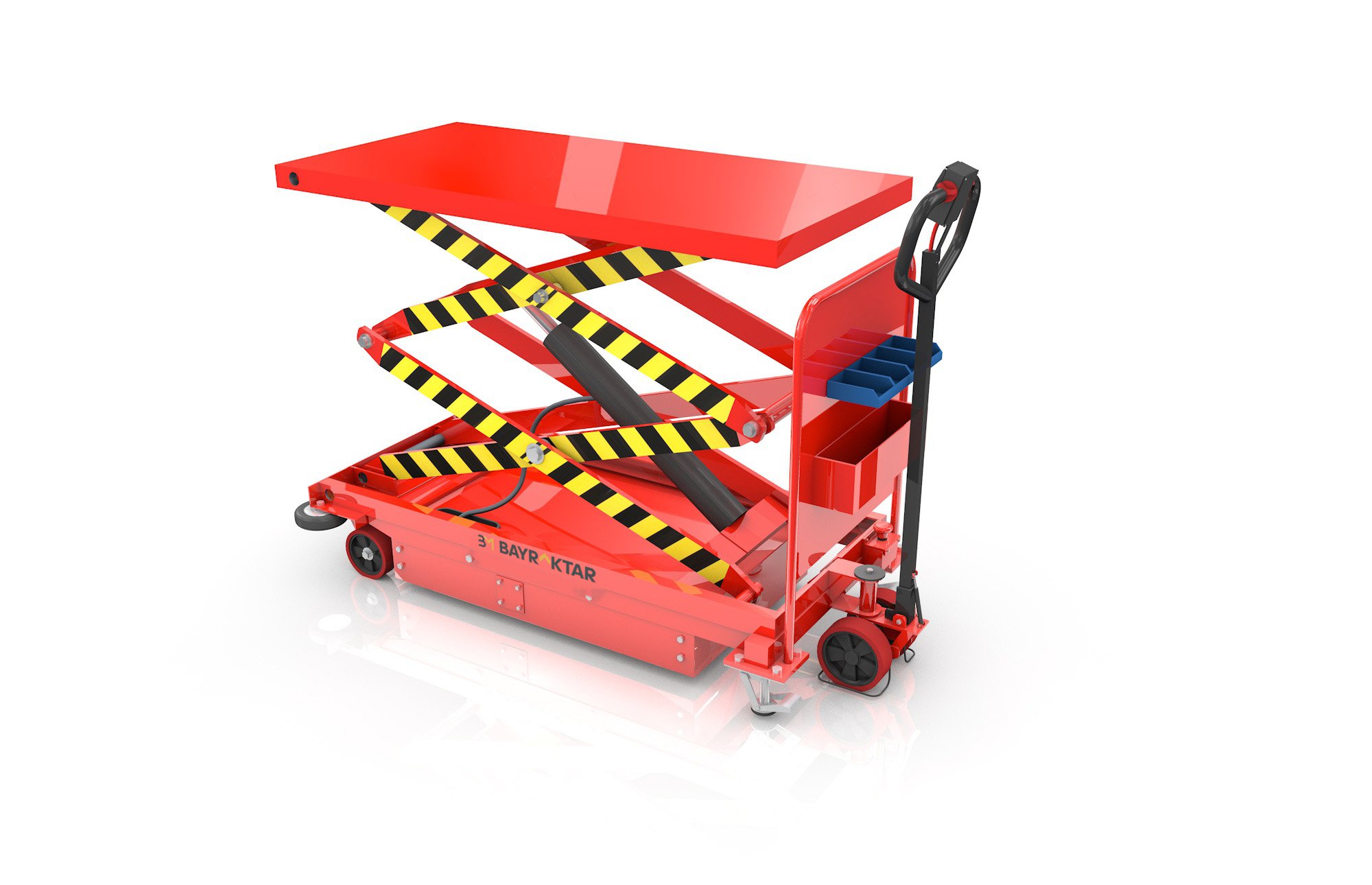 ESM80D SERİSİ 800 KG 1.85 METRE TAM AKÜLÜ YÜK PLATFORMU