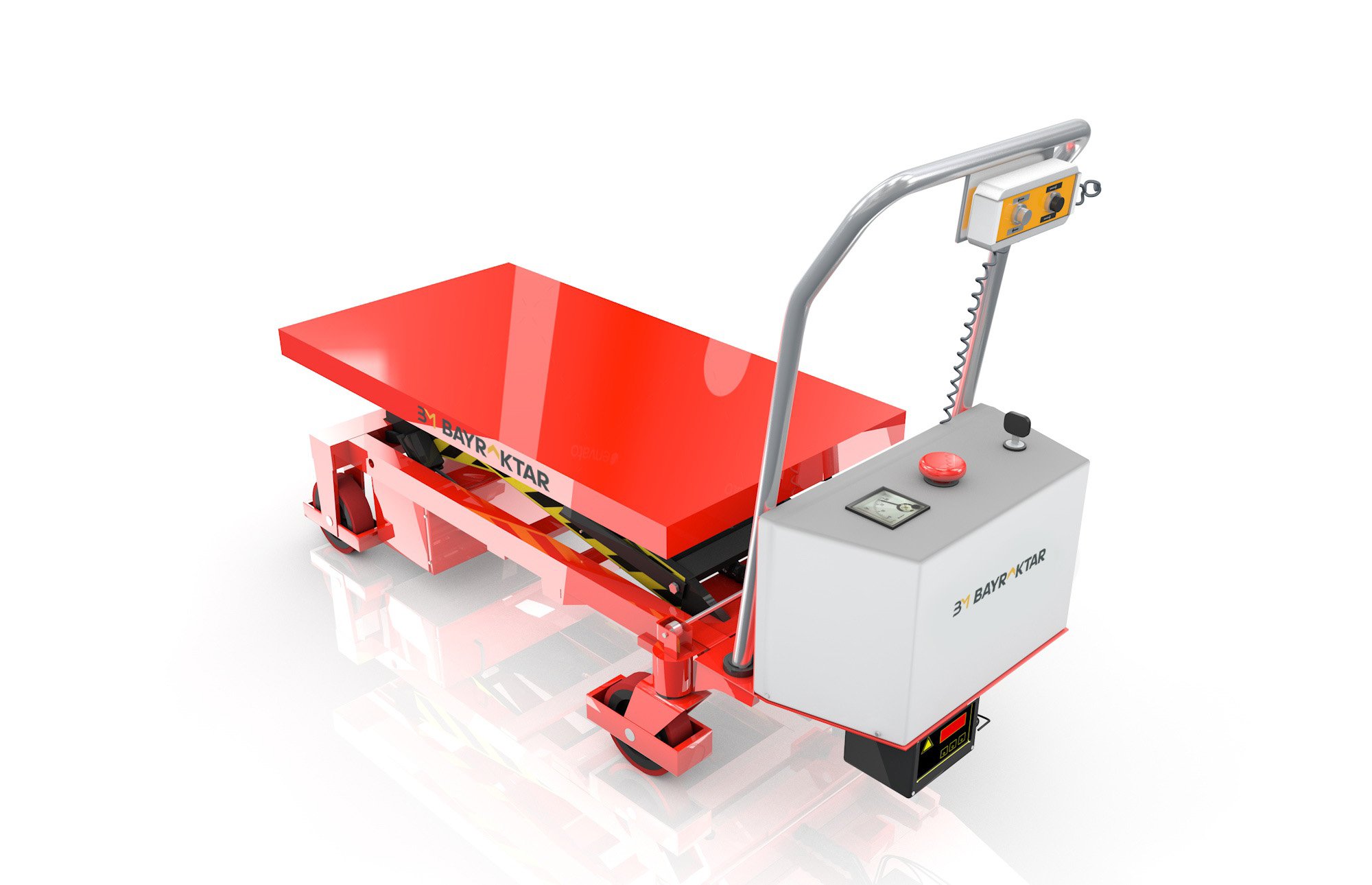 ETF75 SERİSİ 750 KG 970 MM YARI AKÜLÜ YÜK PLATFORMU