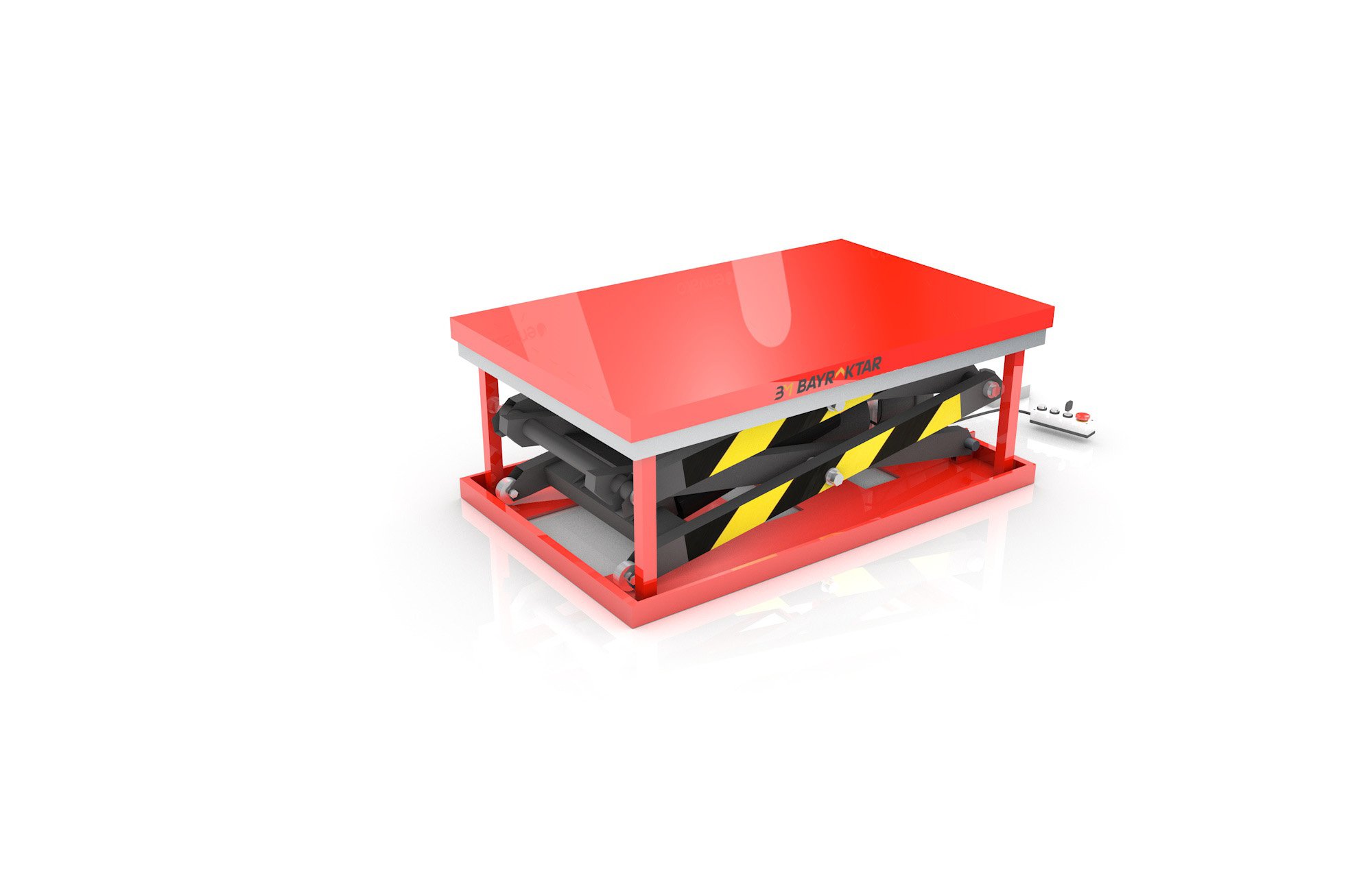 HD1000 SERİSİ 1000 KG 1.78 METRE SABİT YÜK PLATFORMU