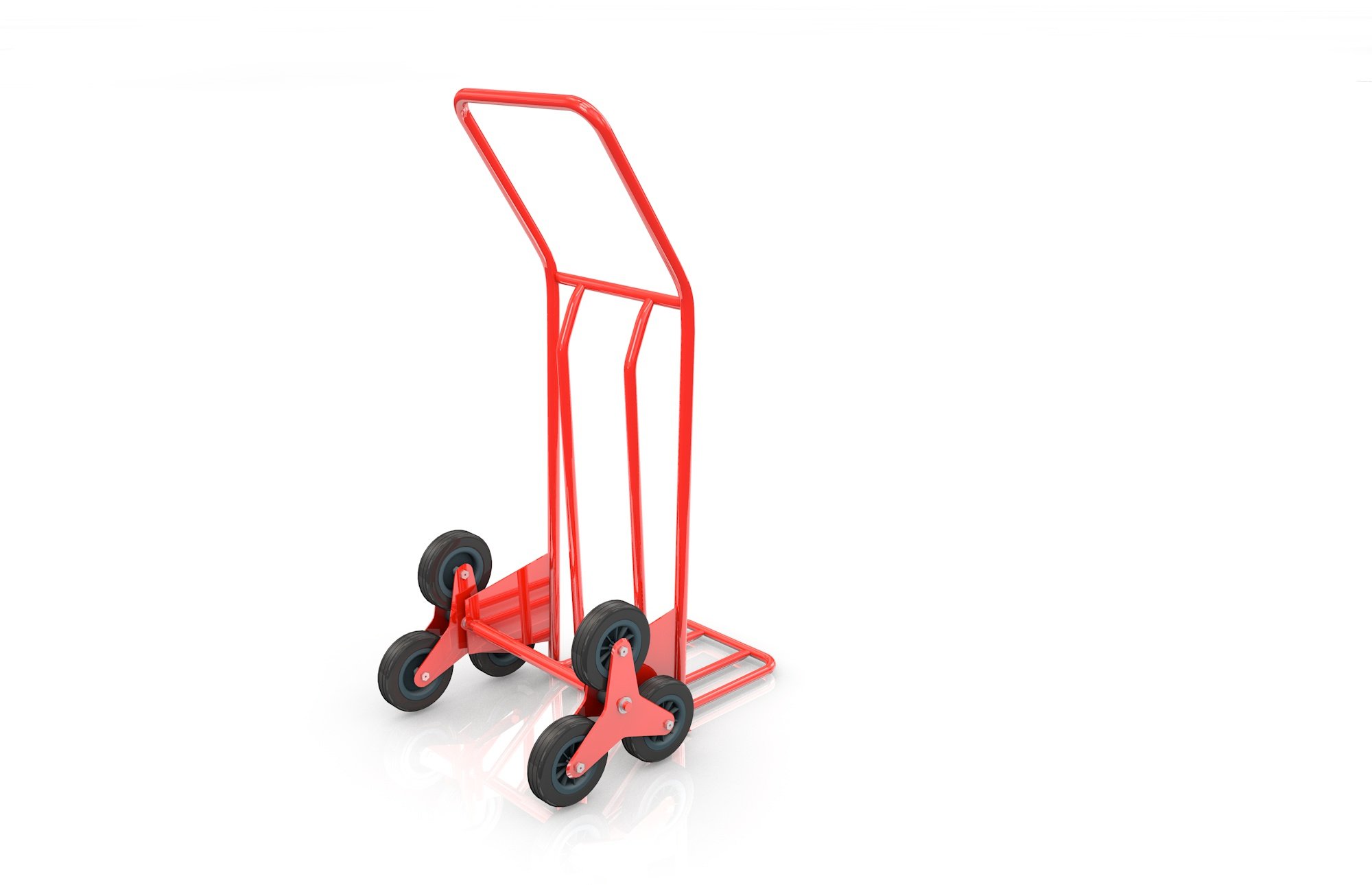 HT1312 SERİSİ 120 KG MERDİVEN ÇIKABİLEN PAKET TAŞIMA ARABASI