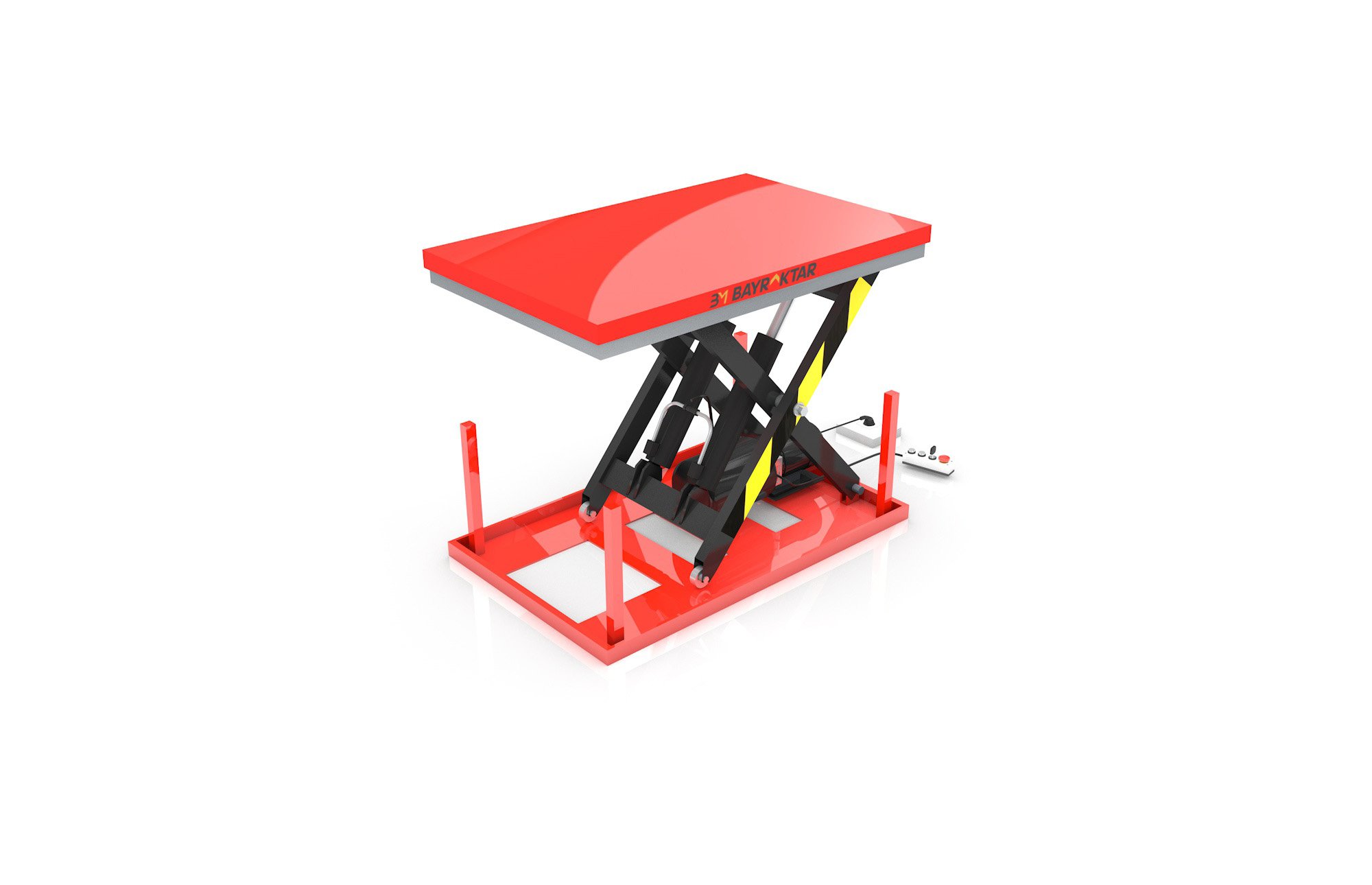 HW4002 SERİSİ 4000 KG 1 METRE SABİT YÜK PLATFORMU