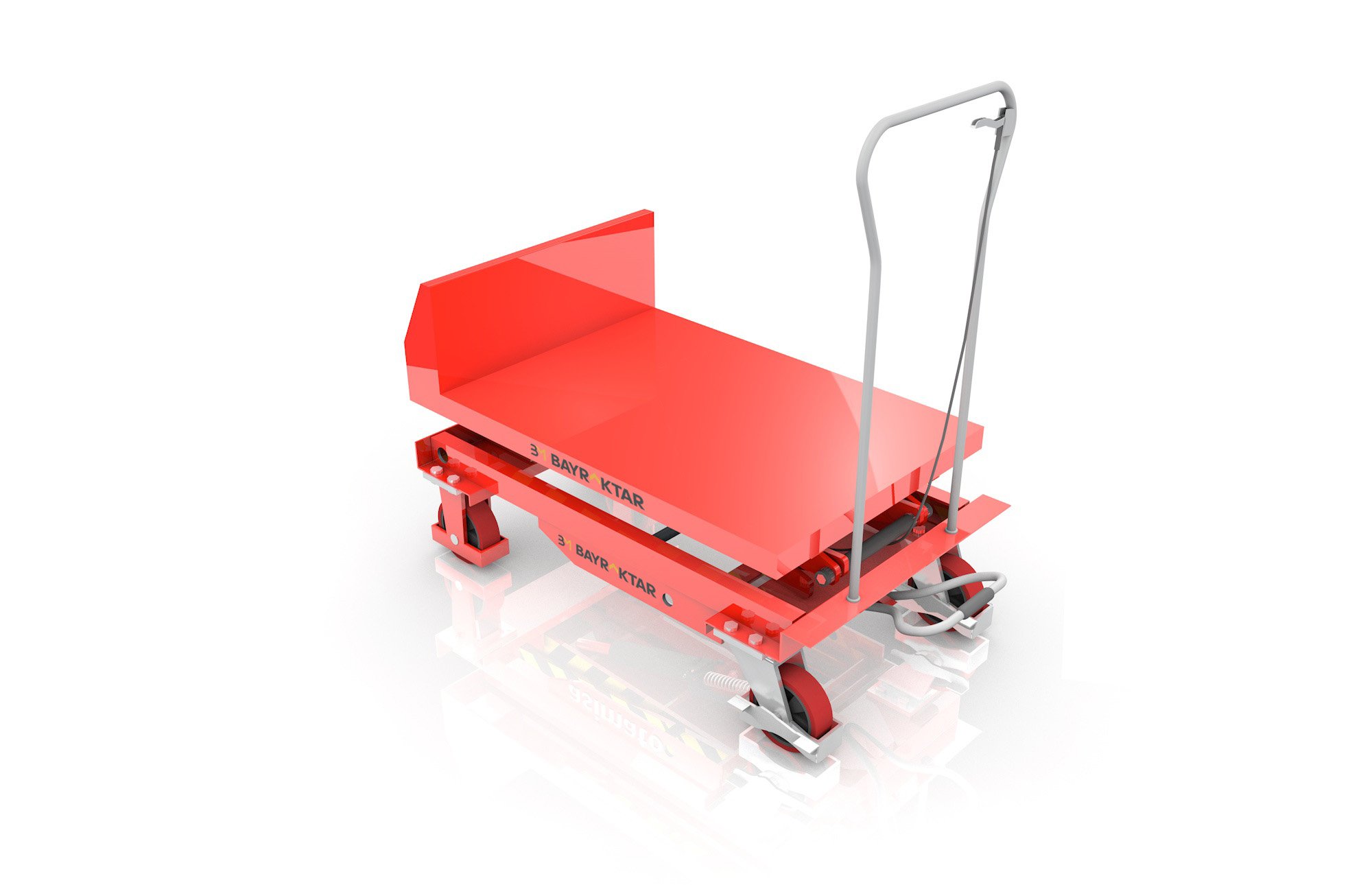 MHM-80 SERİSİ 800 KG 1 METRE MANUEL YÜK PLATFORMU