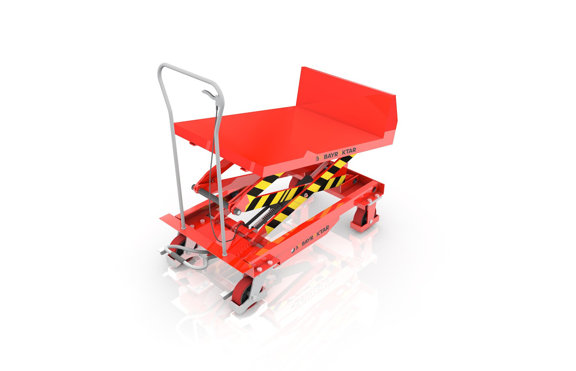 MHM-80 SERİSİ 800 KG 1 METRE MANUEL YÜK PLATFORMU