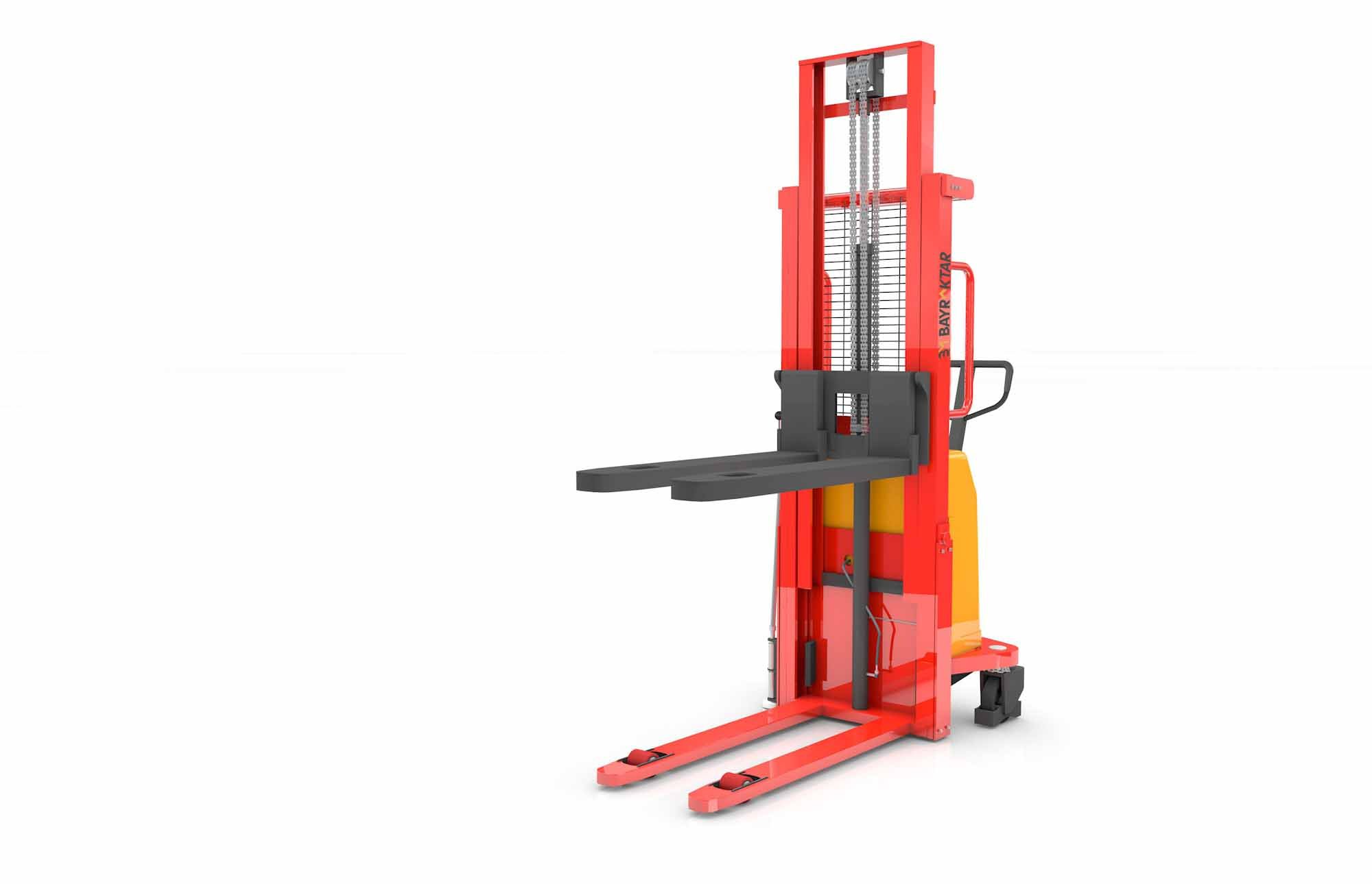 SEM SERİSİ 1.5/2.0 TON 2.5/3/3.5 METRE YARI AKÜLÜ İSTİF MAKİNESİ