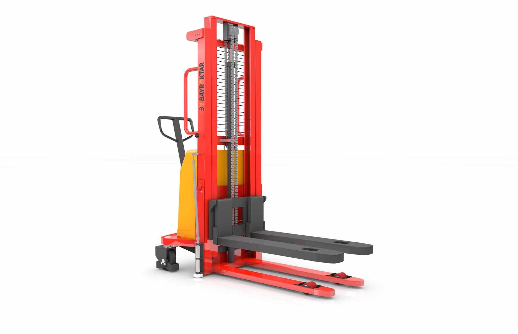 SEM SERİSİ 1.5/2.0 TON 2.5/3/3.5 METRE YARI AKÜLÜ İSTİF MAKİNESİ